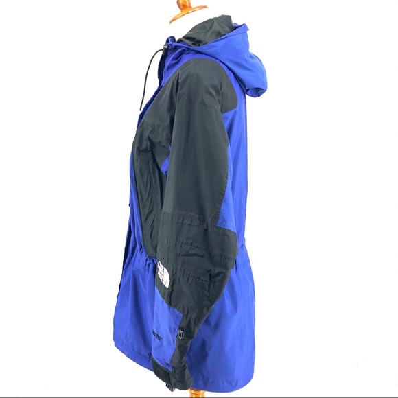 The North Face Blue Black Hooded Anorak Jacket - Picture 5 of 11